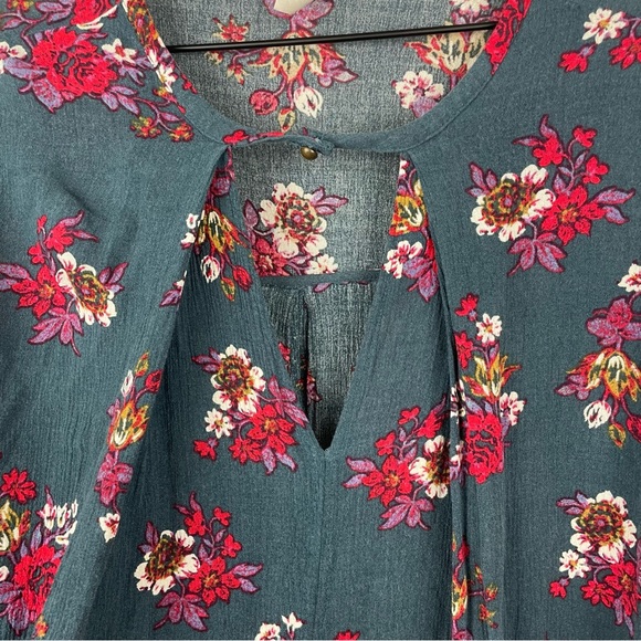 FREE PEOPLE Electric Orchard Swing Tunic Mini Dress size M - Picture 4 of 9